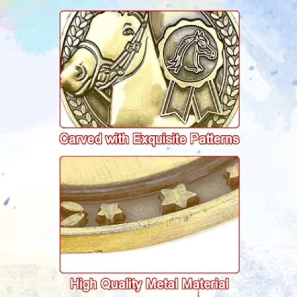 25 bulk horse medals